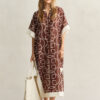 Bawełniano-jedwabny kaftan z monogramem