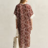 Bawełniano-jedwabny kaftan z monogramem
