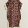 Bawełniano-jedwabny kaftan z monogramem