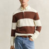 Bawełniany sweter polo w Barstripe