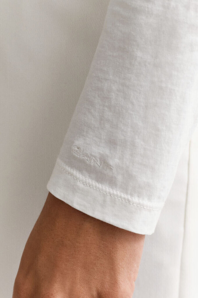 Bawełniany T-shirt z długim rękawem