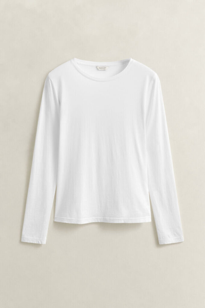 Bawełniany T-shirt z długim rękawem