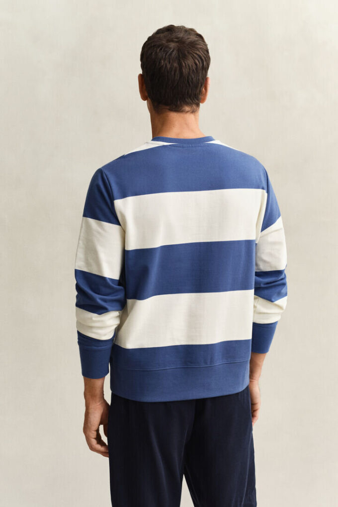 Bluza w paski z okrągłym dekoltem