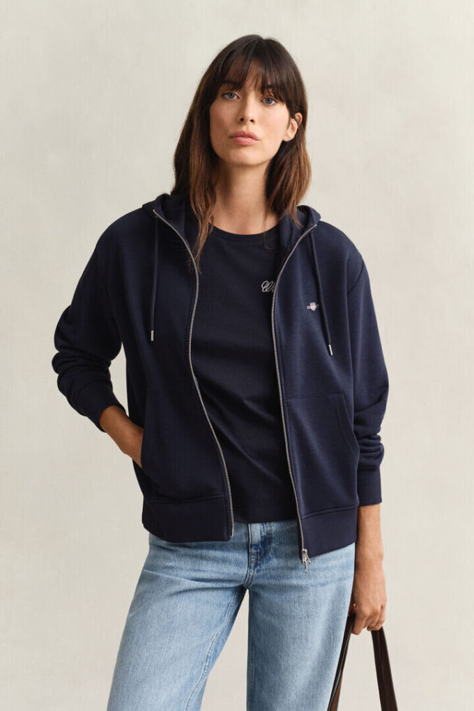 Bluza z kapturem i zamkiem