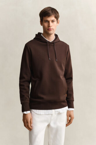 Bluza z kapturem z dzianiny interlock