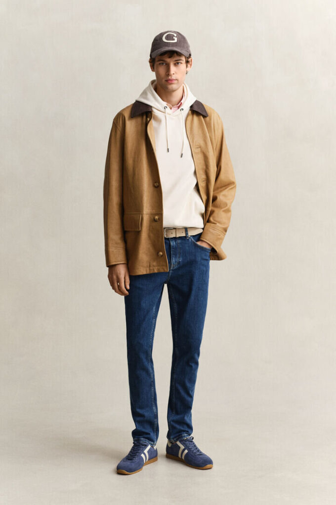 Bluza z kapturem z dzianiny interlock