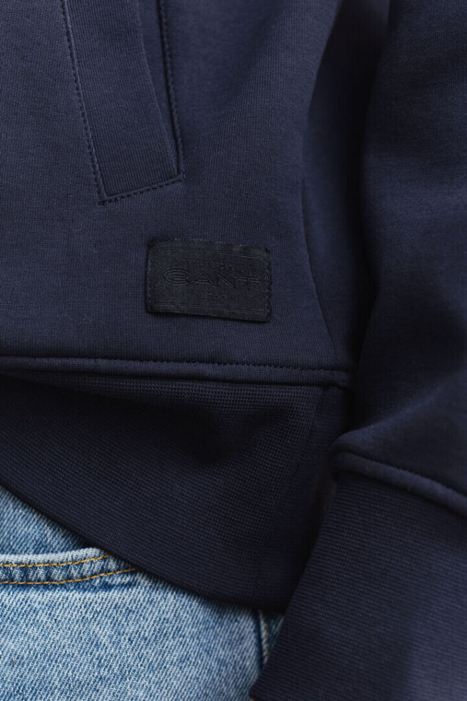 Bluza z kapturem z dzianiny interlock