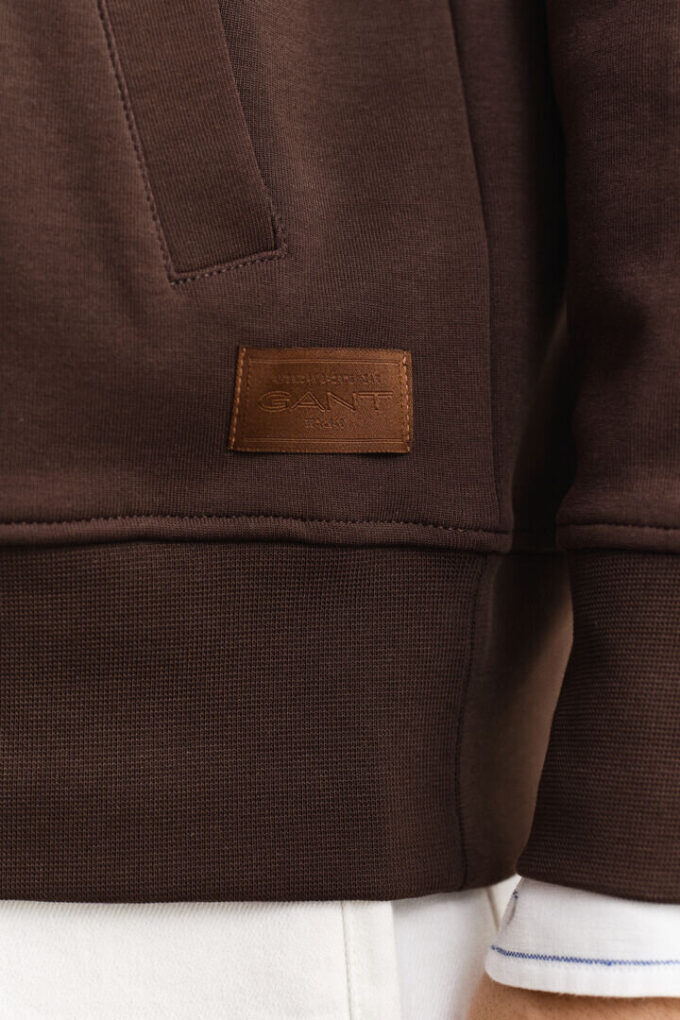 Bluza z kapturem z dzianiny interlock