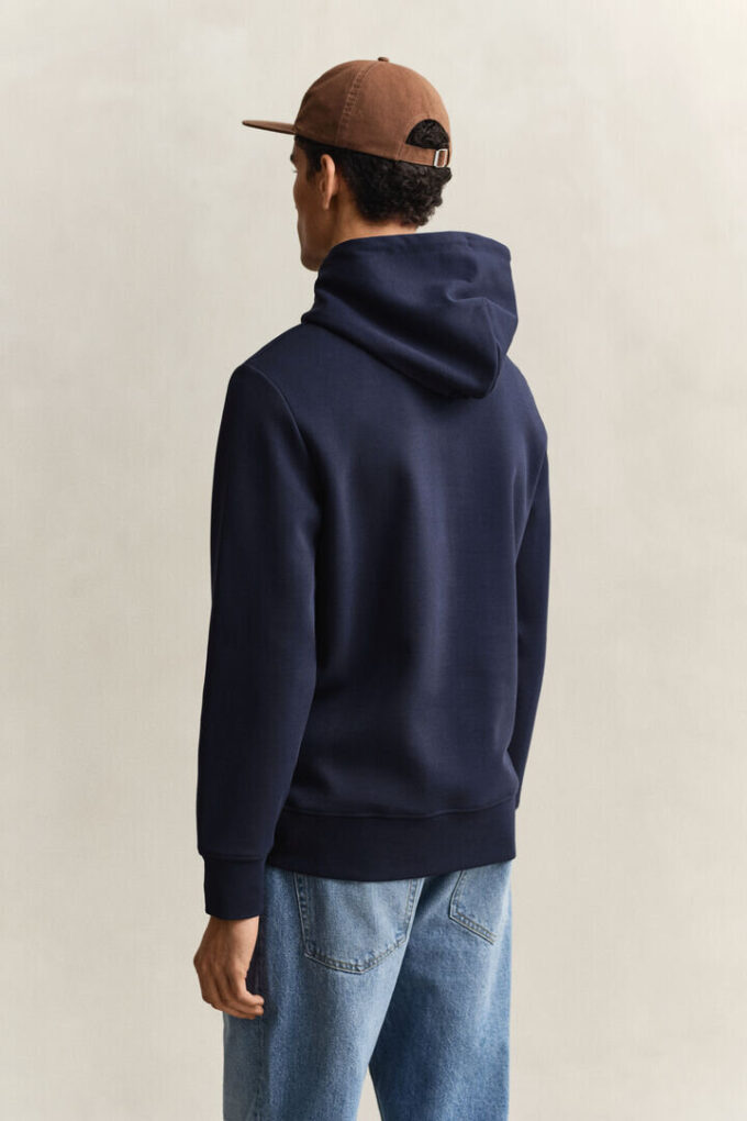 Bluza z kapturem z dzianiny interlock
