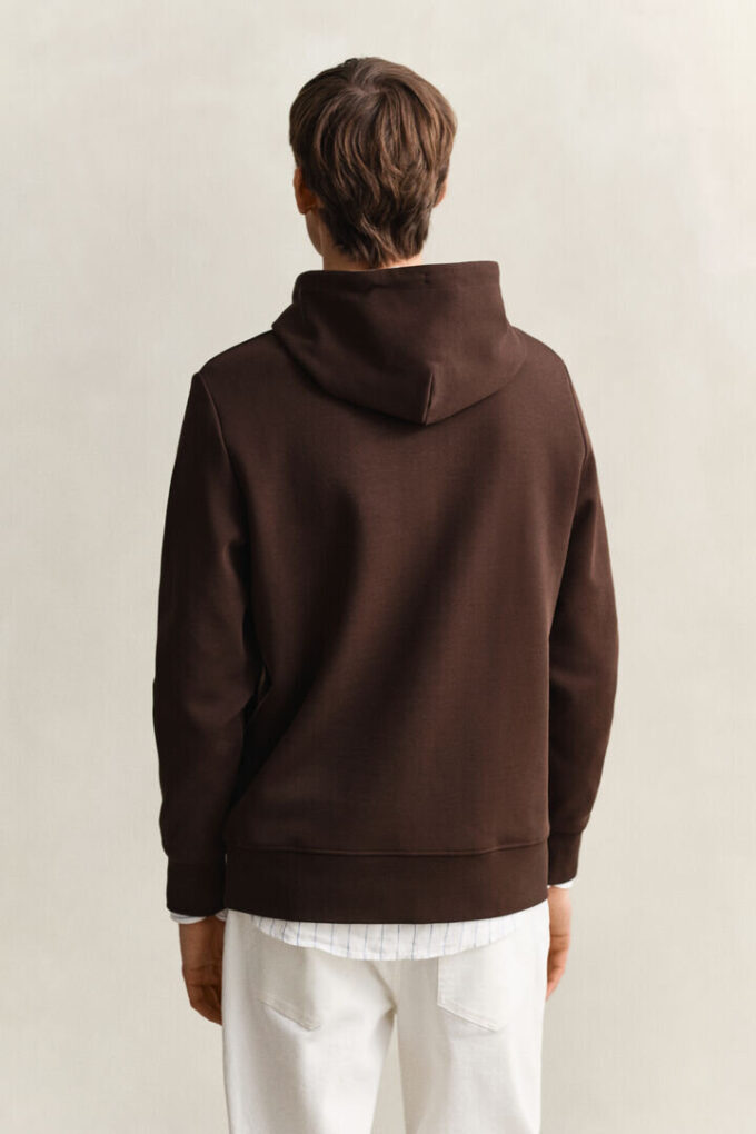Bluza z kapturem z dzianiny interlock