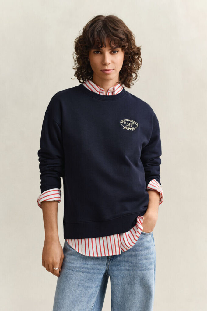 Bluza z nadrukiem liny