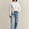 Bluza z nadrukiem liny