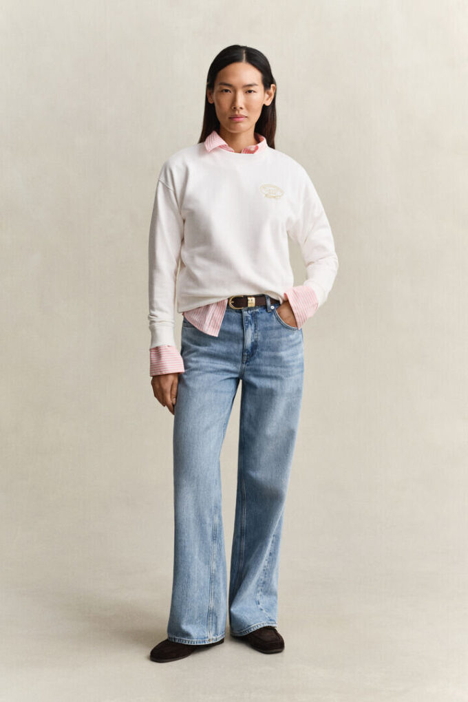 Bluza z nadrukiem liny