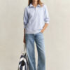 Bluza z półsuwakiem i efektem sprania