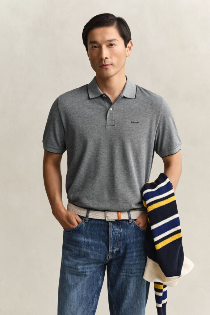 Dwukolorowa koszulka polo