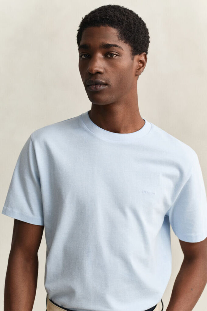 Dwukolorowy T-shirt z pikowania