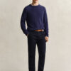 Eleganckie spodnie chino o dopasowanym kroju