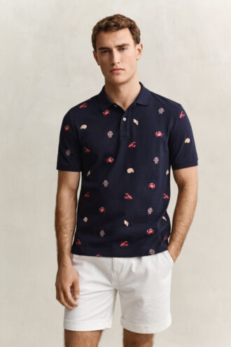 Haftowana koszulka polo