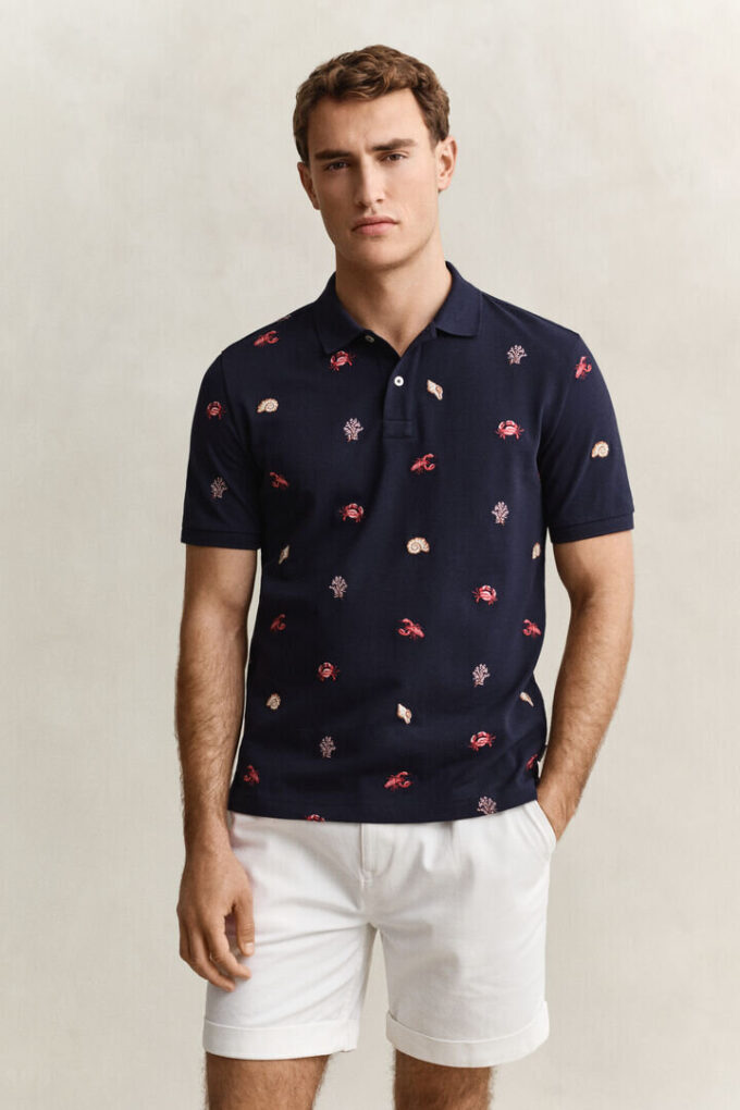 Haftowana koszulka polo