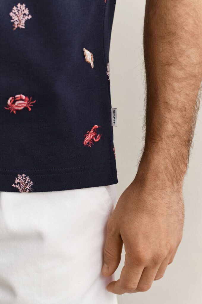 Haftowana koszulka polo