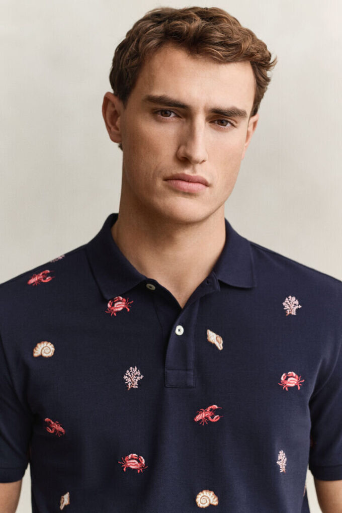 Haftowana koszulka polo