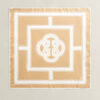 Jedwabny szalik z monogramem