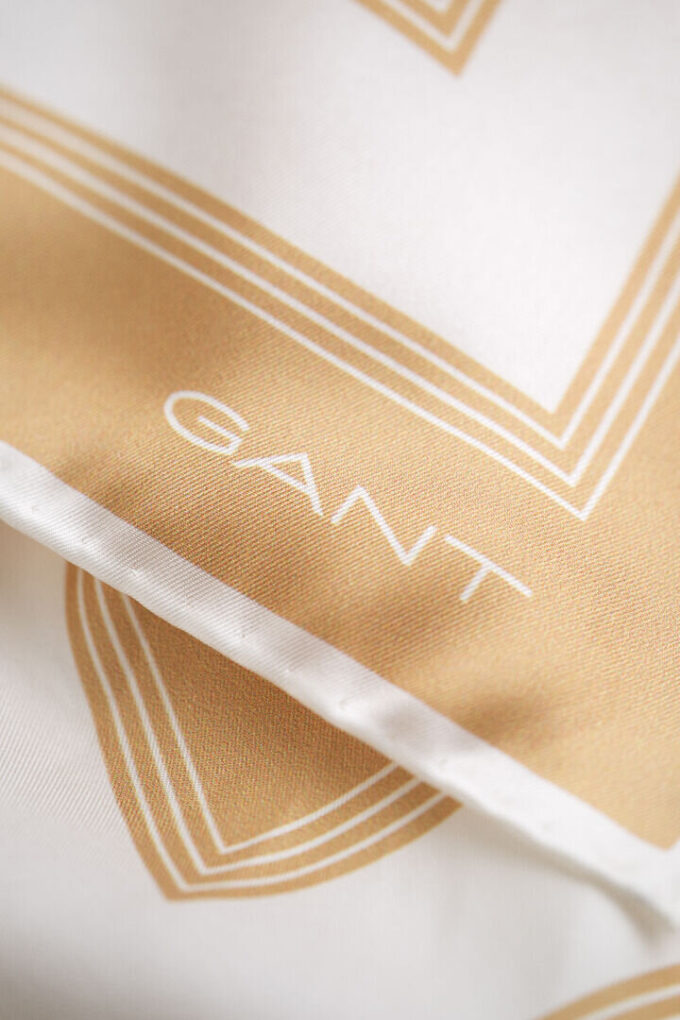 Jedwabny szalik z monogramem