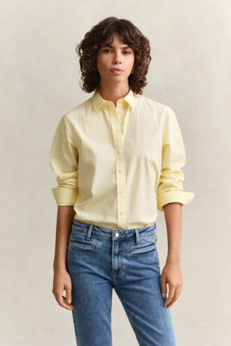 Klasyczna koszula z popeliny o regularnym kroju