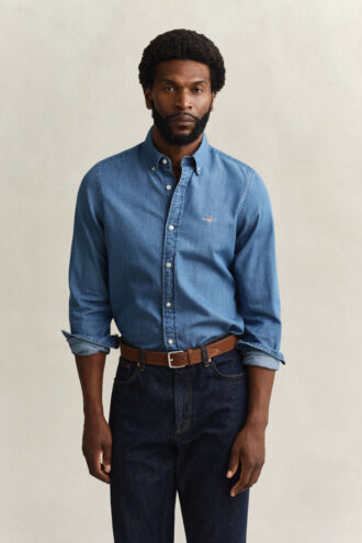 Koszula slim fit w kolorze indygo
