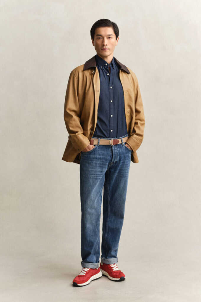 Koszula slim fit w kolorze indygo