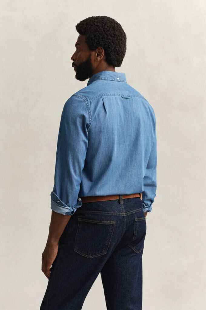 Koszula slim fit w kolorze indygo
