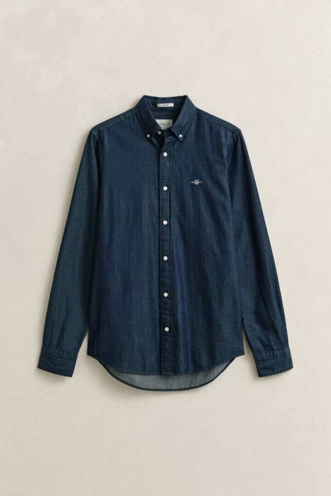 Koszula slim fit w kolorze indygo
