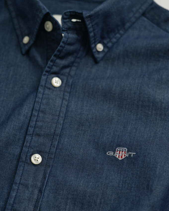 Koszula slim fit w kolorze indygo