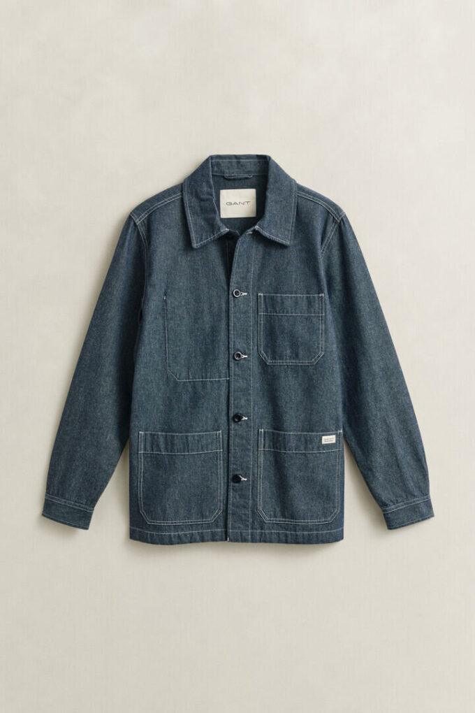 Koszula wierzchnia typu overshirt z tkaniny chambray