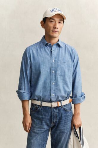 Koszula z tkaniny chambray