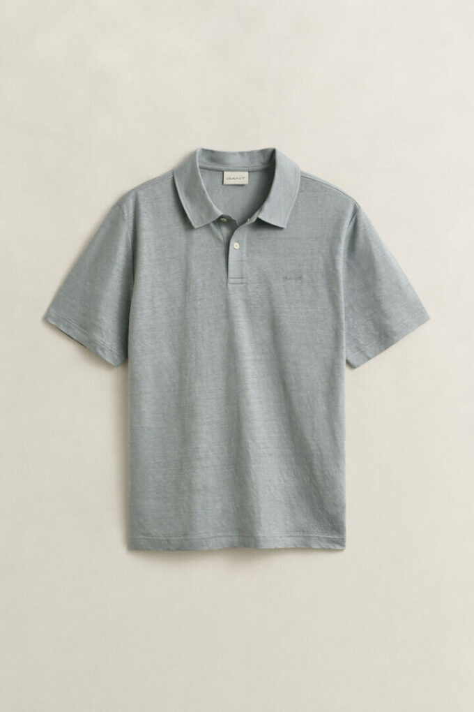 Lniana koszulka polo