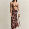 Sarong z monogramem