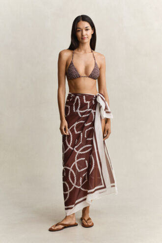 Sarong z monogramem