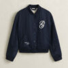 Satynowa kurtka typu varsity