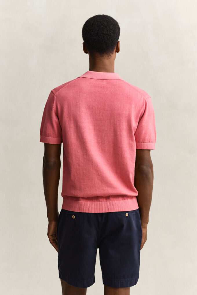Sweter polo w stylu „wyblakłym na słońcu”