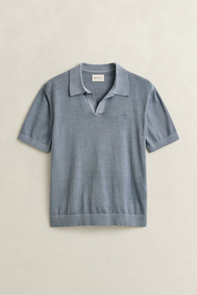 Sweter polo w stylu „wyblakłym na słońcu”