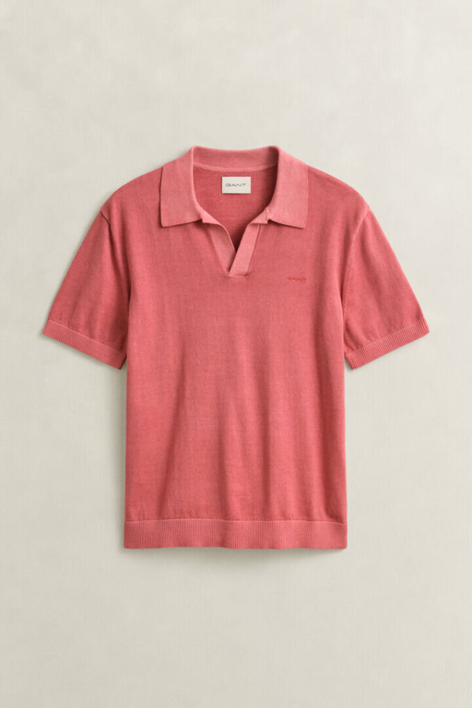 Sweter polo w stylu „wyblakłym na słońcu”