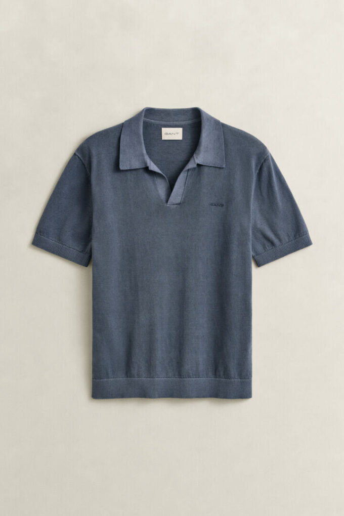 Sweter polo w stylu „wyblakłym na słońcu”