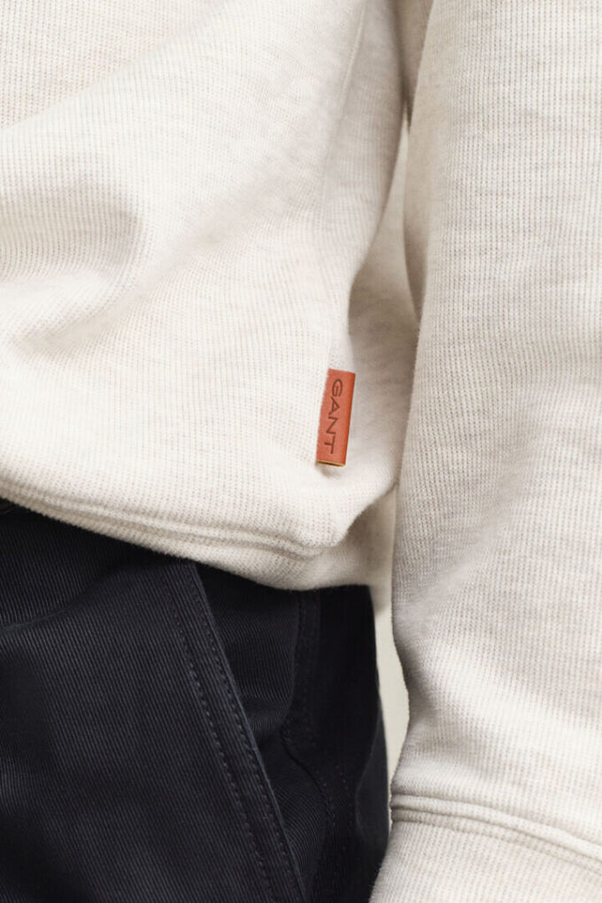 Sweter polo z lekkiego dżerseju Sacker Rib
