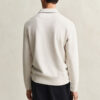 Sweter polo z lekkiego dżerseju Sacker Rib