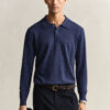 Sweter polo z mieszanki bawełny slub