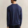 Sweter polo z mieszanki bawełny slub