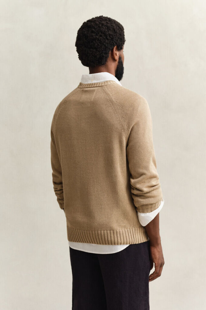 Sweter z mieszanki lnu