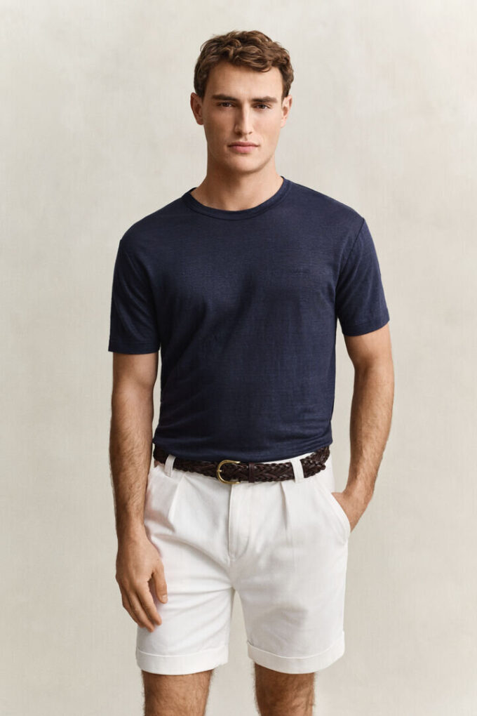 T-shirt lniany