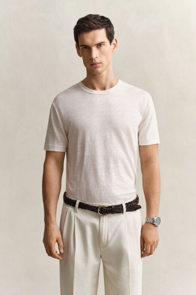 T-shirt lniany